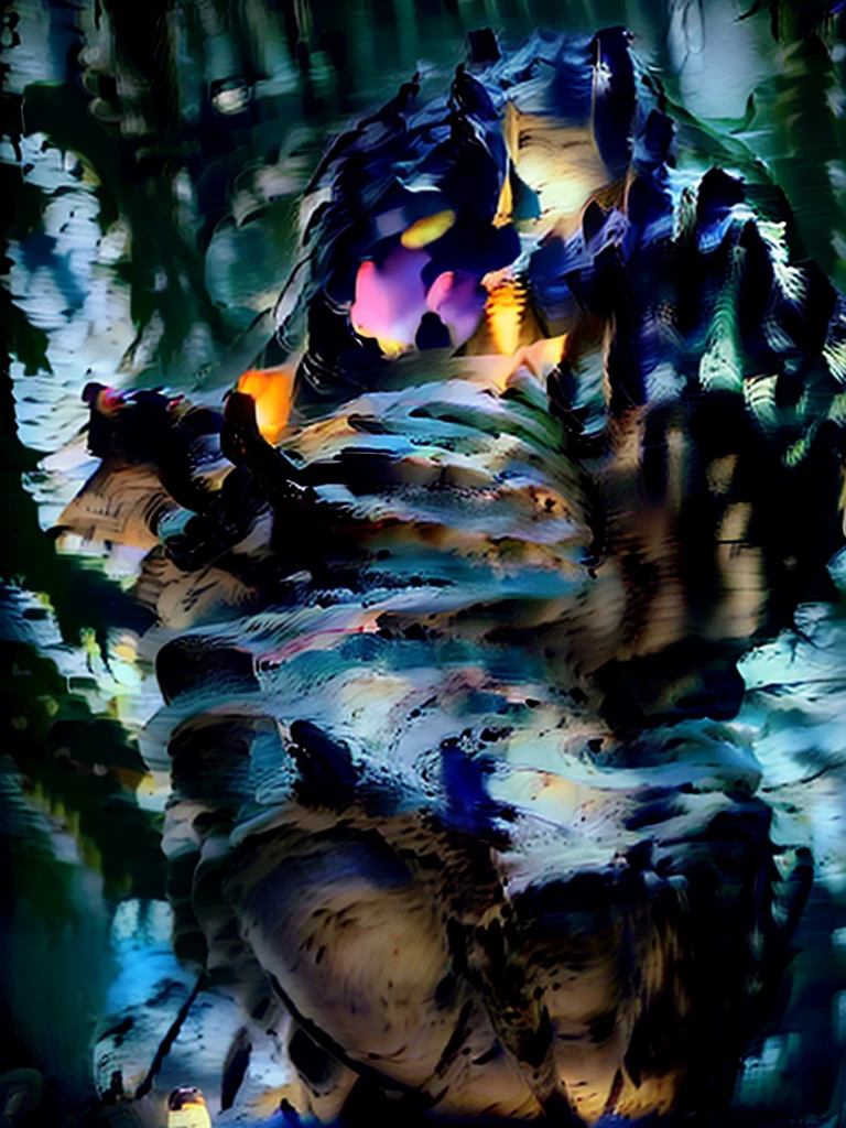 Starry night with a forest and you can see the moon and a shooting star, that transmits serenity and nostalgia