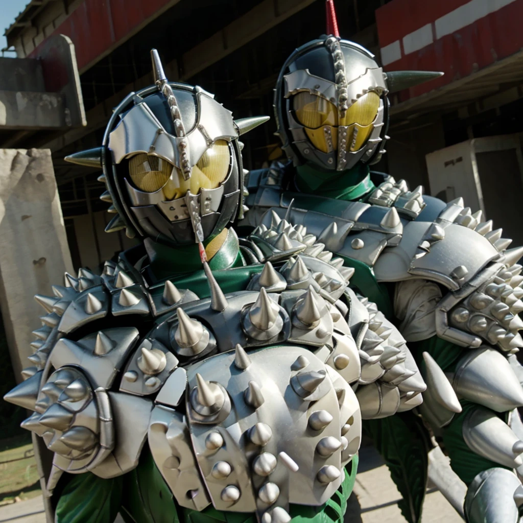 Kamen rider durian. Spike armour.