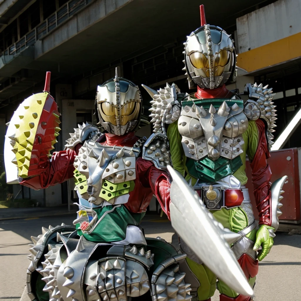 Kamen rider durian. Spike armour.