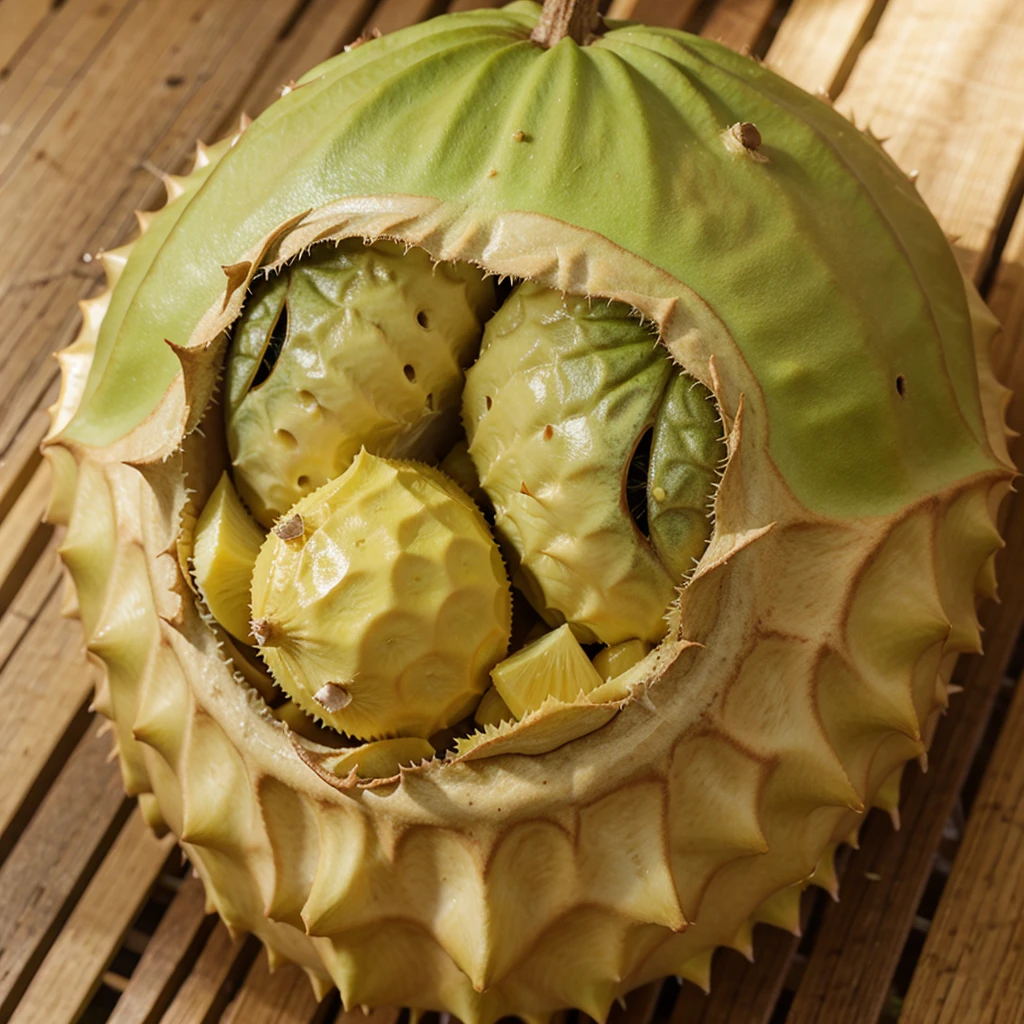 Puffer fish durian 
