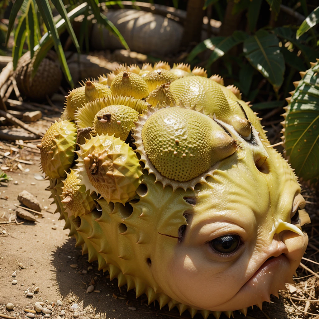Puffer fish durian