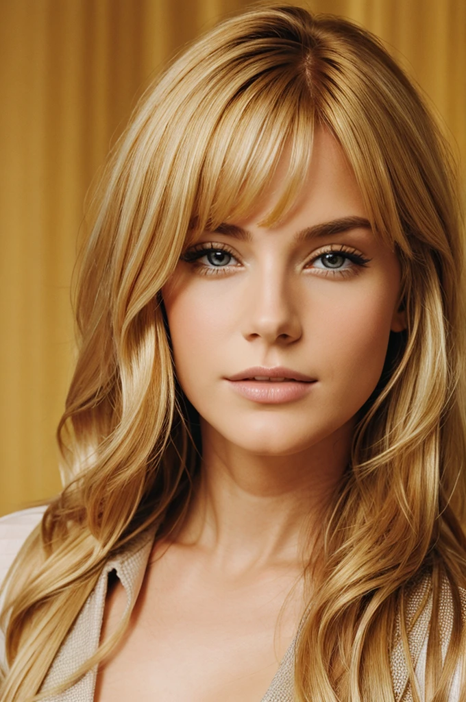  Golden hair