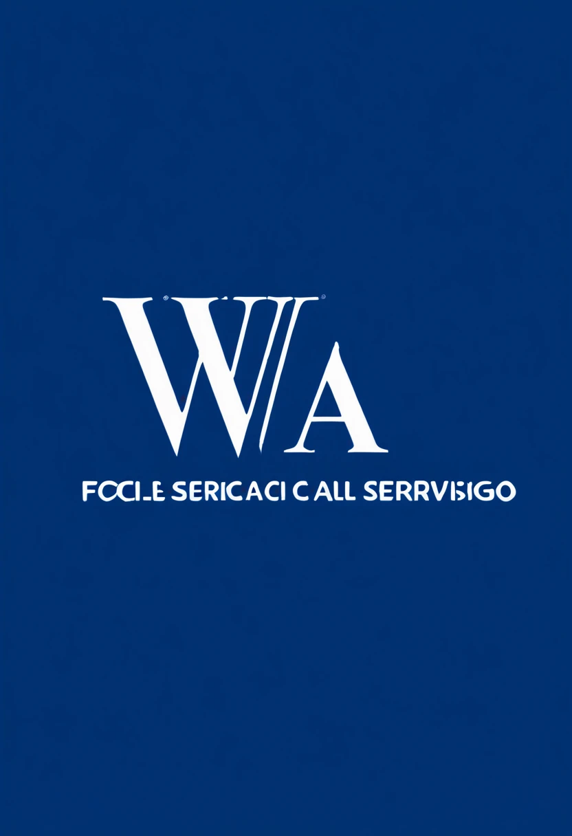 logo with the name W.a.a fácil serviço