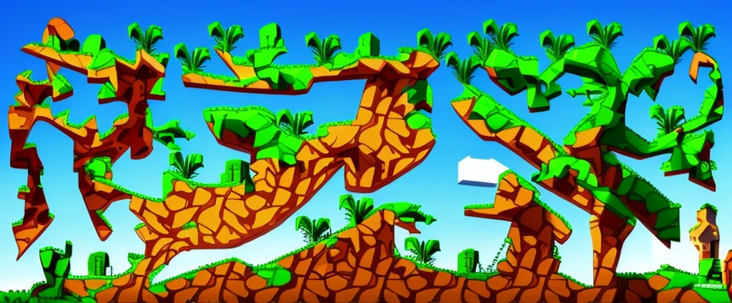 Minecraft style, 2d