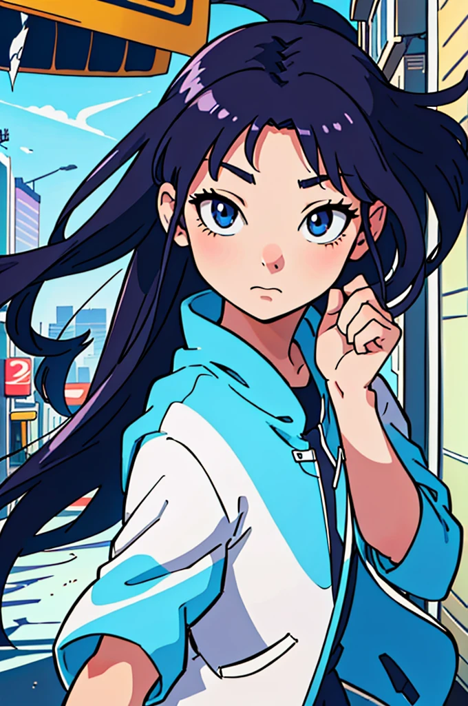 (best-quality:0.8),
(best-quality:0.8), perfect anime illustration, extreme closeup portrait of a pretty woman walking through the city