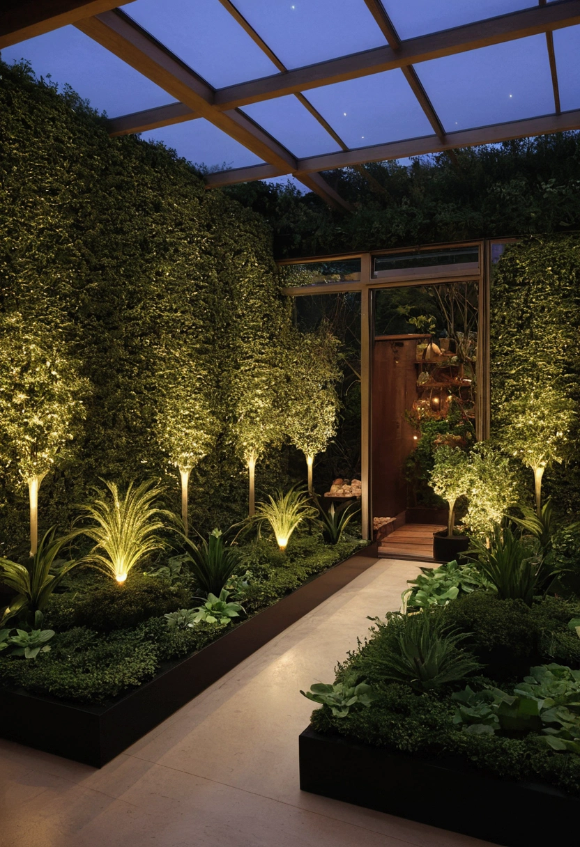 ((best quality)), ((masterpiece)), (detailed), indoor home garden for pinterest