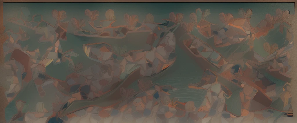 Land, trees, 2d