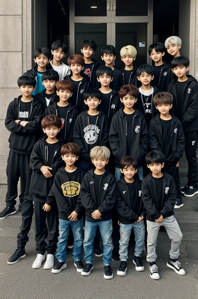 stray kids' han jisung plays basketball with lamelo ball, Daryl Dixon, Michael from gta 5