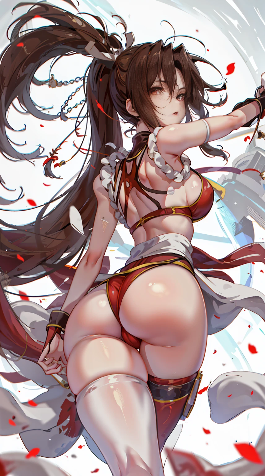 Akira,fleshy thighs,Sling,,Back view