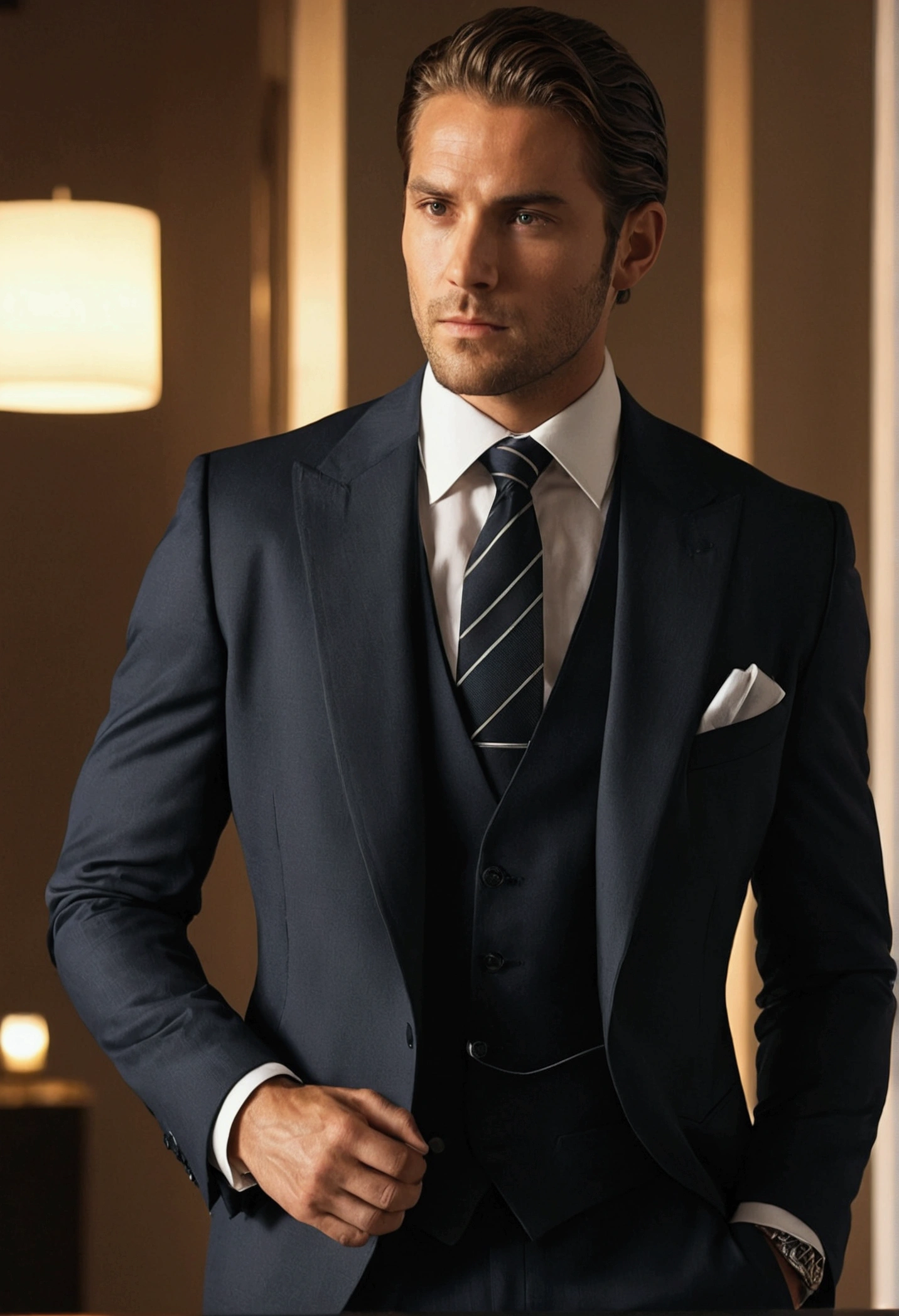 Man in suit and tie