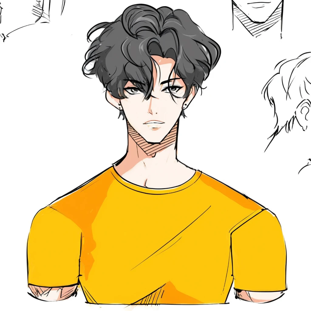 Boy1, black hair,