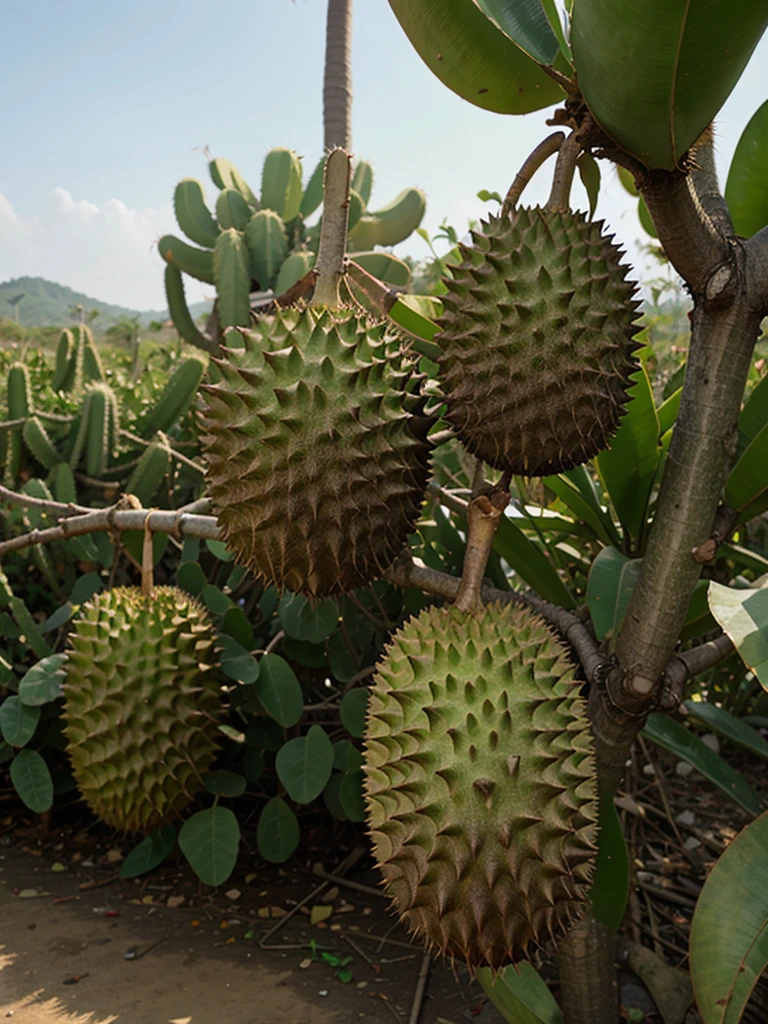 Durian fruit at cactus