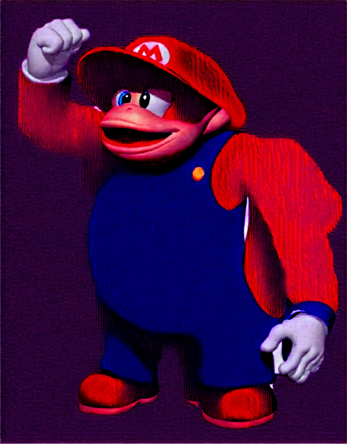 Mario From Super Mario 64 Style,
