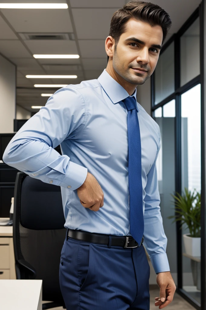 Japanese male physical education teacher, muscular old man in a suit, voluptuous, strong man sitting on desk, legs open, erotic underwear, forced ejaculation, boxer shorts A child makes him take off his suit, he ejaculates continuously in his boxer shorts, he is embarrassed about his crotch outline of