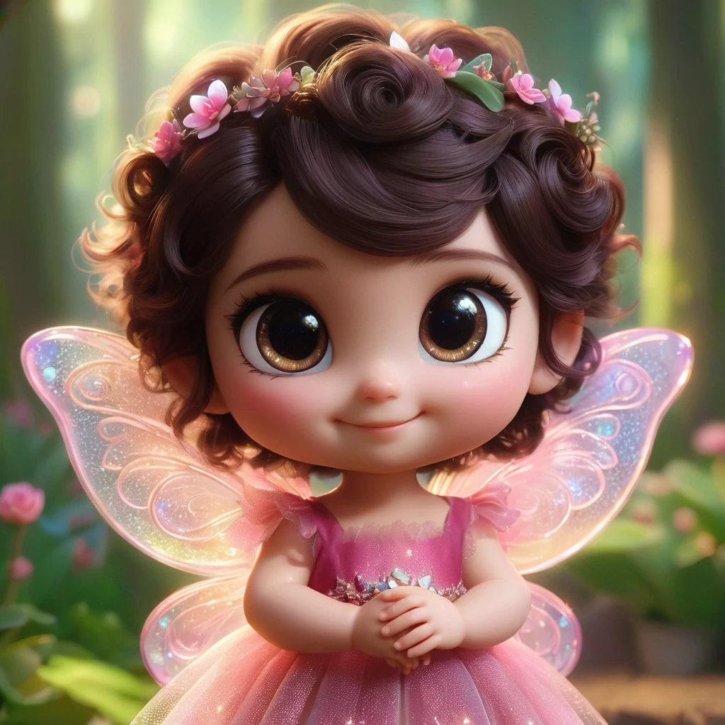 Close-up of succulents,Beautiful transparent flower fairy baby, Transparent colorful wings, The wand fluttered in the wind、The wand flashed with starlight,golden wand,Beautiful blue sky and white clouds、Girls have transparent wings、smile kindly、Beautiful succulents garden background、Gentle and transparent,Anatomical correct, delicate patterns,Pink rose space, gentlesoftlighting, ( bokeh),tmasterpiece, ultra - detailed, Epic work, Best quality, 8K,Epic Romantic Fantasy Digital Art,Epic fairy tale fantasy digital art,Myths and Fantasy,UHD resolution,Detailed detail drawing,realistically,Very realistic,Movie Lighting,an award winning photograph,many color,Hyper-realistic texture,dramatic lights