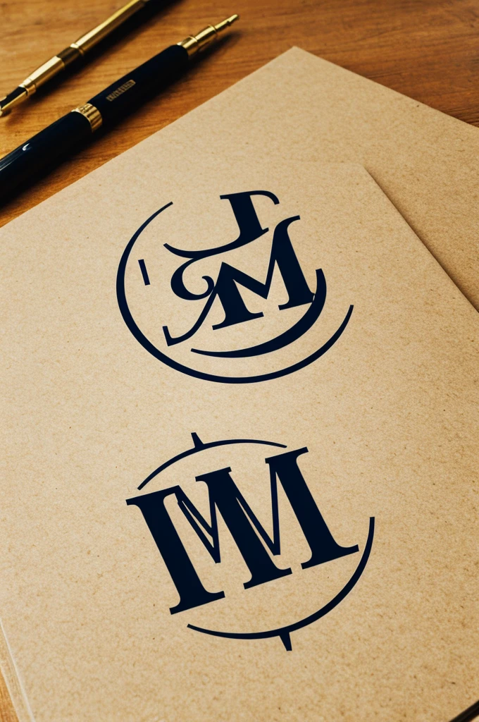 2d logo for a page with the initials mm