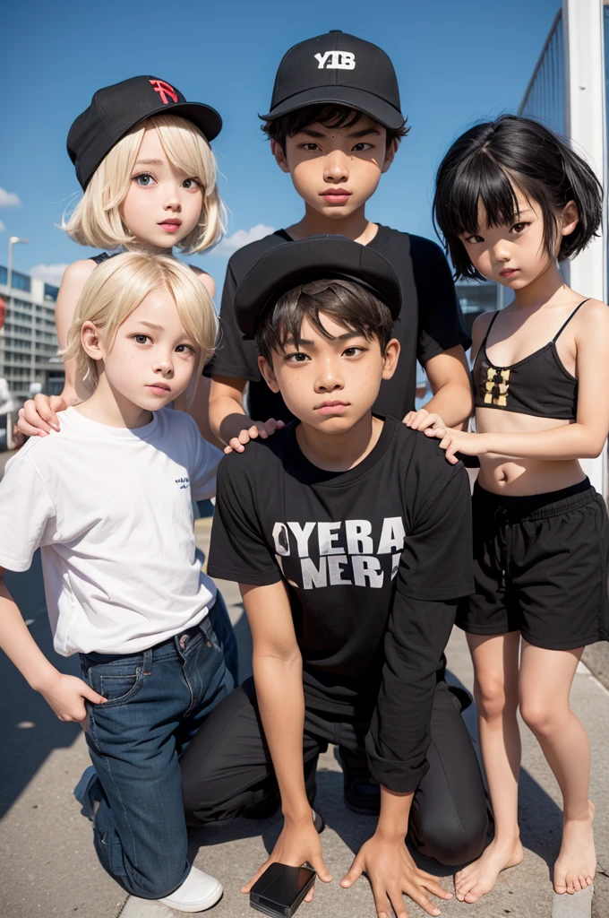 Three boys and two girls Roblox