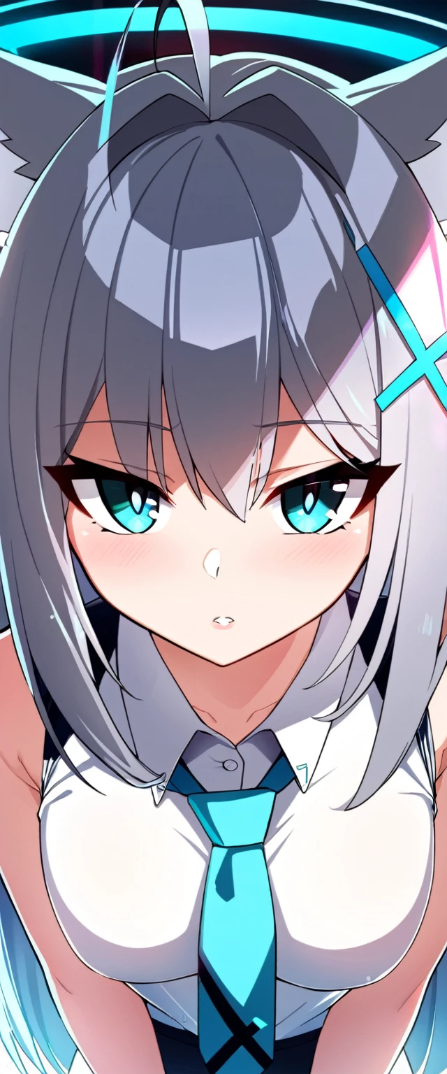 one girl, fox years, Shiroko, Blue Archive, necktie, love me, naive