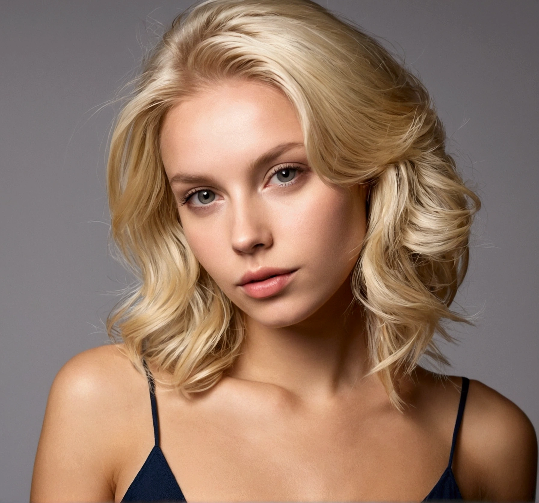 fille blonde en sous vetement 