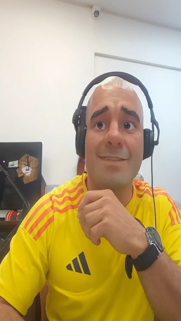 Man watching football
