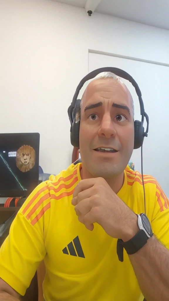 Man watching football