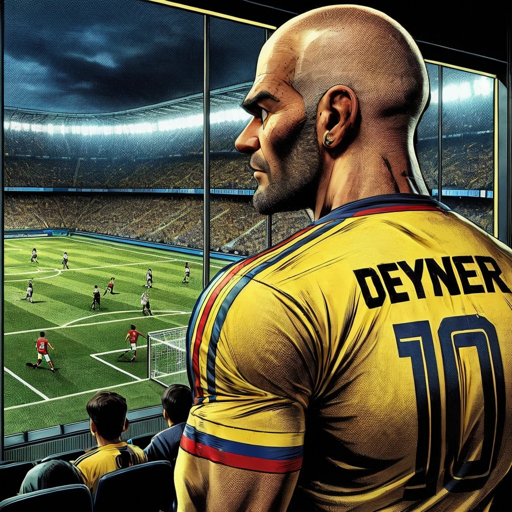 Man watching football