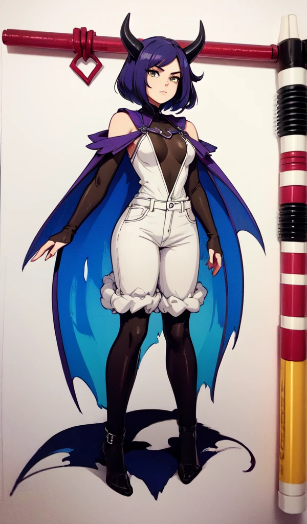 sketch (Character Design Sheet, Same characters, whole body, Three-species, Front, ~ ~ ~ side, Come back),(Very bright:1.1), White background, [1 girl:7], (tilted his head:1.2), ([sketch|watercolor \(Temperate\)]:1.15),whole body, Yellow medieval summer girl, concept, vines on the hand and horns from the vines, full length, whole body, magic hunter, White shorts, SFV