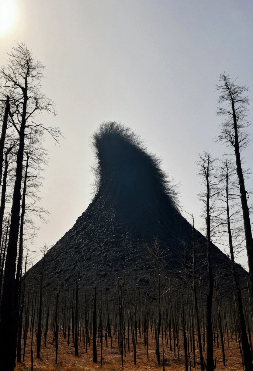A scorched wilderness。On my left，How many meters away from us，It is a black wall that towers into the sky.，There are black lines on it that I can&#39;t understand。An indescribable roar came from a very far distance.，The sky is strangely orange，There was a strange smell in the air, a mixture of mold, rot and burnt smells.，The sticky and hot wind blew past us in gusts。In the distance on our right hand side，There is something that might be a forest.，The reason why I can&#39;t be sure is because the charred trees are dancing。A sharp sound like a bird chirping and rubbing against a blackboard came from above.。looking away up，Dozens of black irregular objects are moving in a strange way in the sky.。Behind the woods，A huge black object stood there.，Like a mountain towering into the clouds。Before the scene fades away，There are signs of movement on that mountain.。