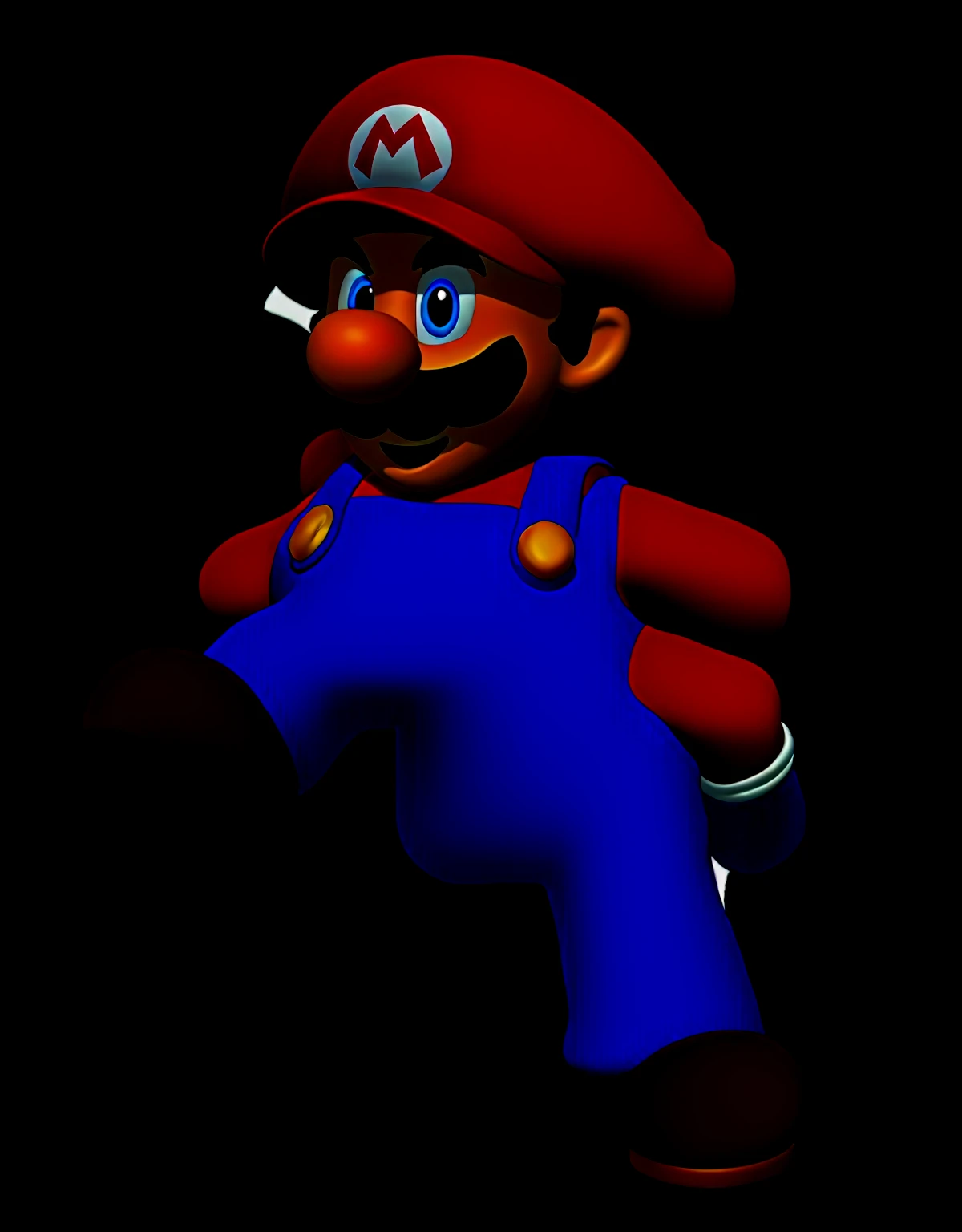 Mario From Super Mario 64 Era 3D Blender,