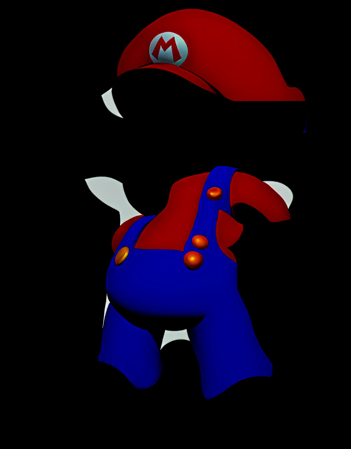 Mario From Super Mario 64 Era 3D Blender,