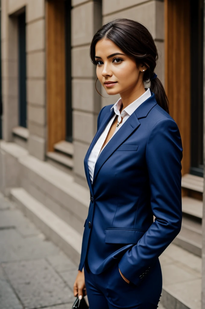 woman in suit