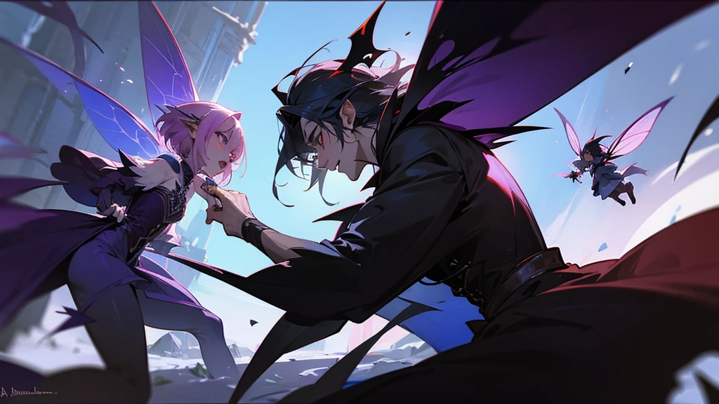 fairy meets man vampire