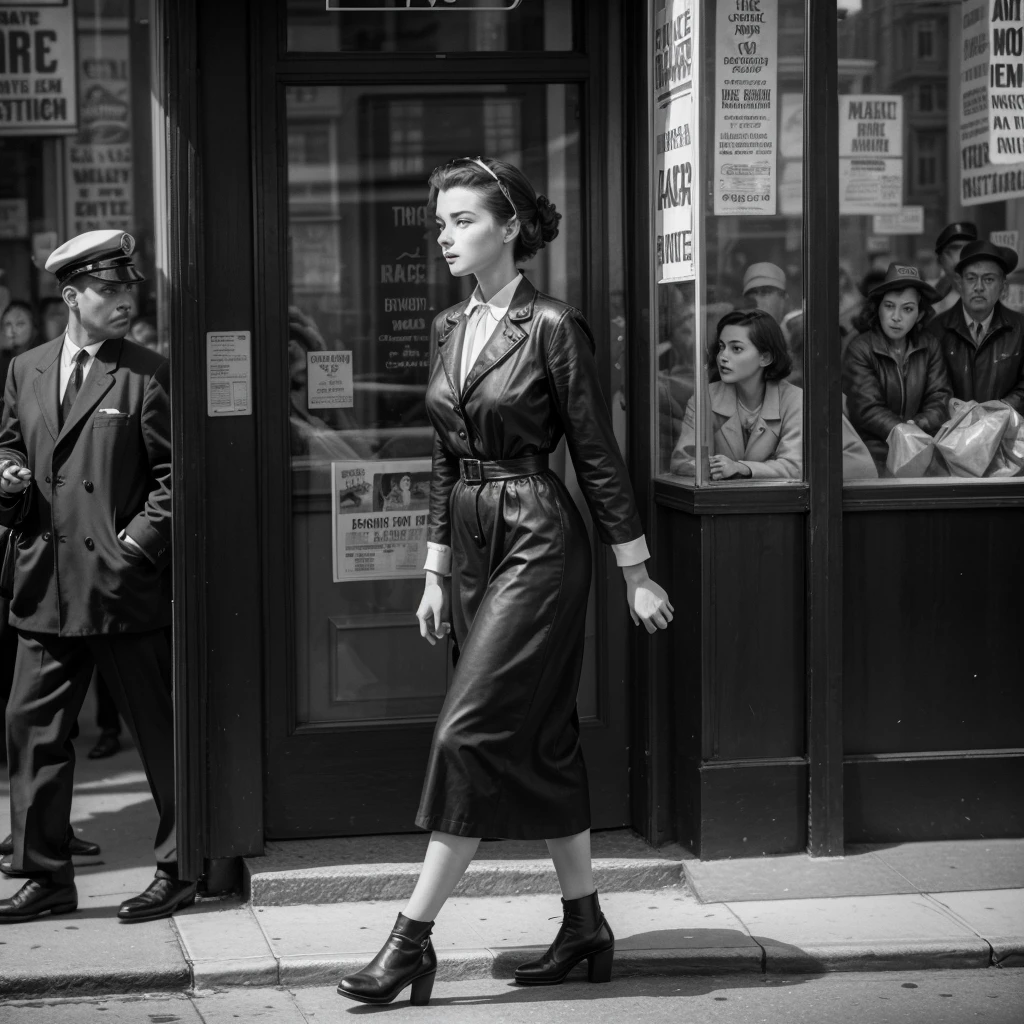 A dynamic street scene captured by Henri Cartier-Bresson, stirring conversation on Street View Photography.