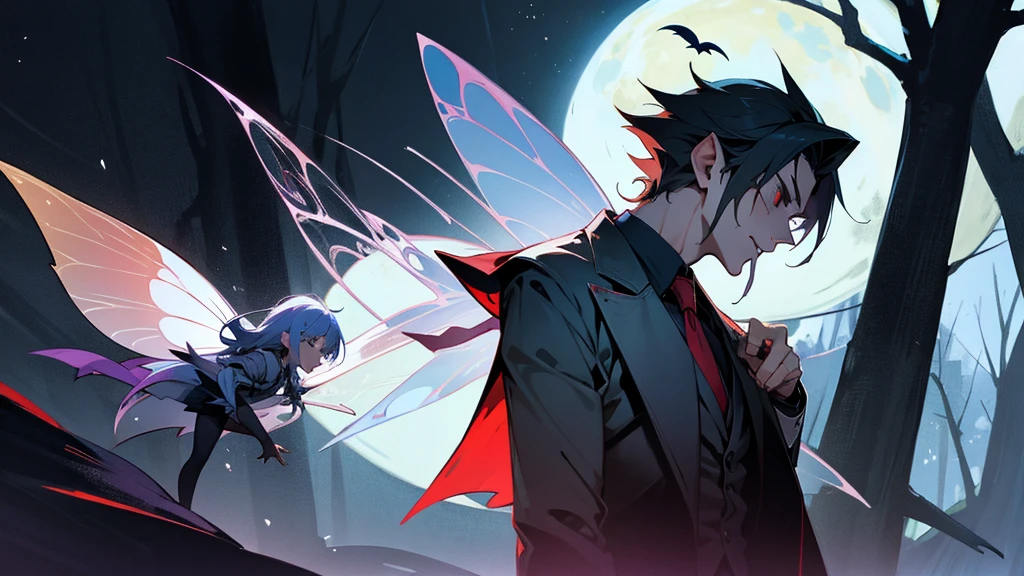 fairy meets man vampire