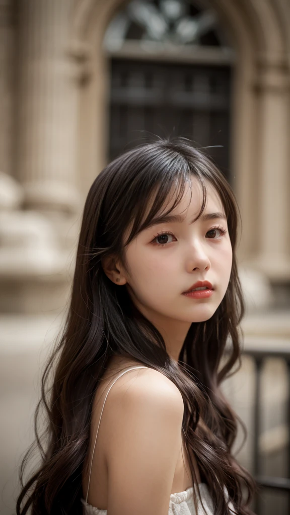 She&#39;s just a normal girl who works on a farm.. She is living in difficult times., It&#39;s the dark ages. , World of madness, Floating Island, Castle of Clouds, (Highest quality:1.3), (High resolution:1), (detailed:1.3), (can&#39;t believe it:1.3), (perfection:1.3), (perfectionion:1.3), (Volume cover art:0), (figure:1.3), Art by Studio Ghibli