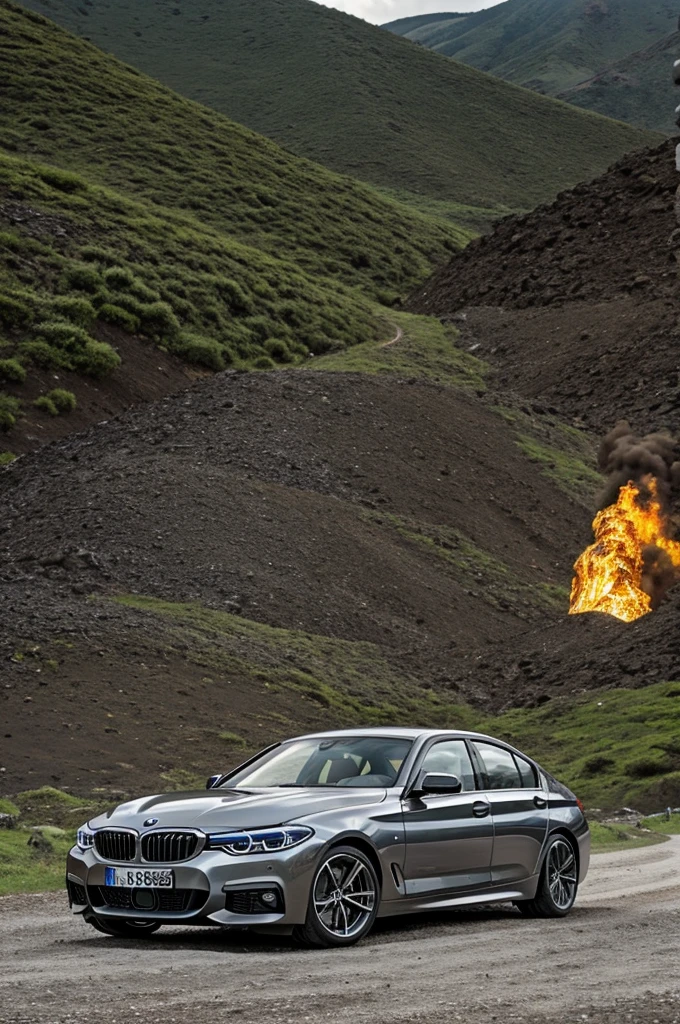 BMW serie 5 g30 AG 42 DEI in volcano