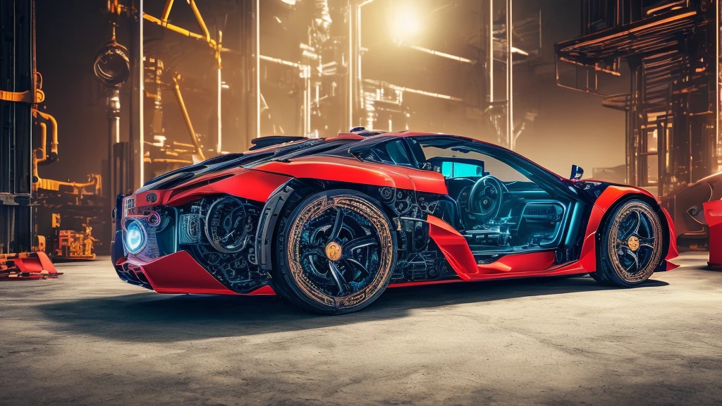 (best quality,4k,8k,highres,masterpiece:1.2),ultra-detailed,(realistic,photorealistic,photo-realistic:1.37),intricate detailed household object vehicle,everyday object vehicle,surreal futuristic vehicle,industrial mechanical design,metallic mechanical parts,gears and cogs,glass and steel,complex machinery,advanced technology,cinematic lighting,dark moody atmosphere,dramatic shadows,vibrant colors,industrial sci-fi