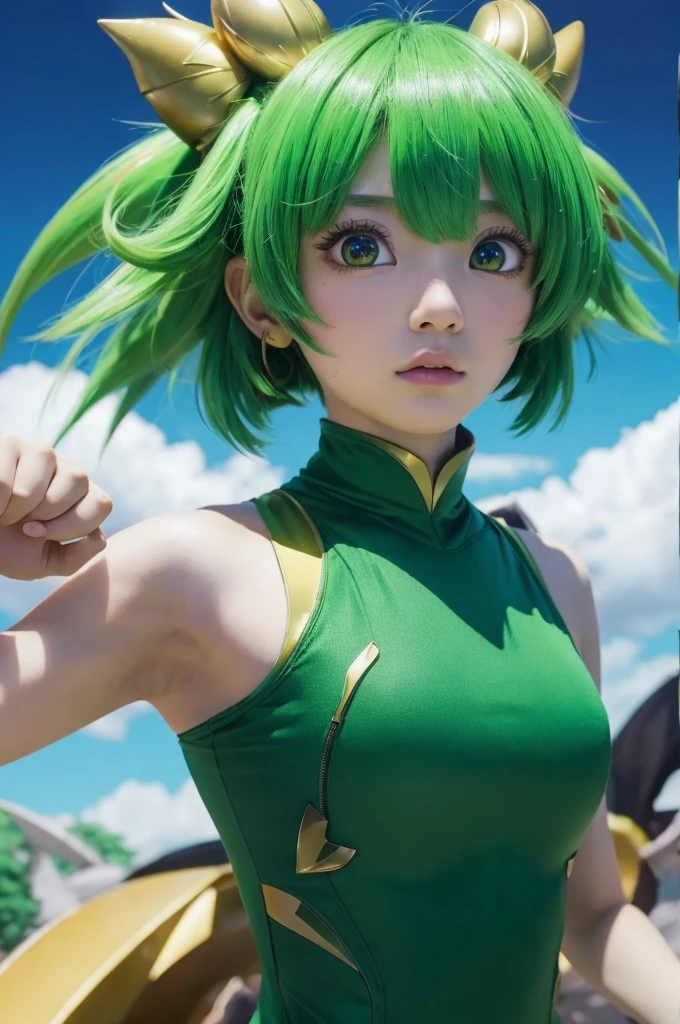 Close-up of a mobile phone with a green screen, Beasts, anime opening, 🚀🚀🚀, Wang Chen, Sengai, ( ( ( yoh yoshinari ) ) ), Anime Land of the Lustrous, Gore anime screenshot