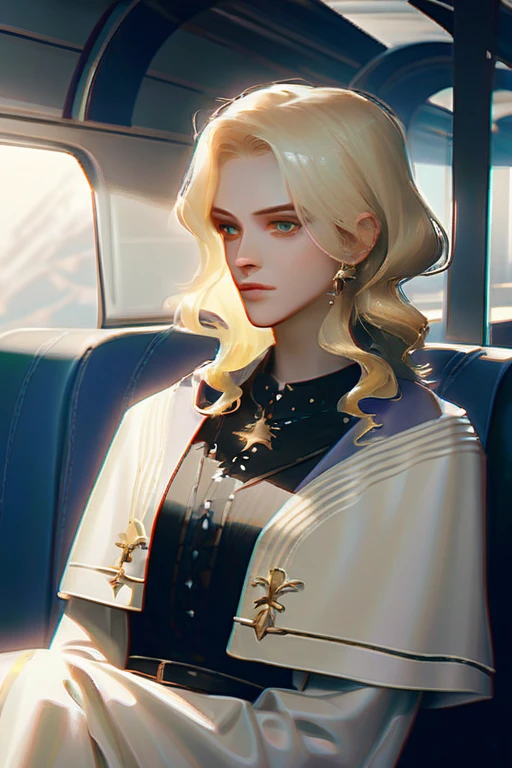 ((Лучшее качество)), ((шедевр)), (подробный), white-skinned girl, blonde
