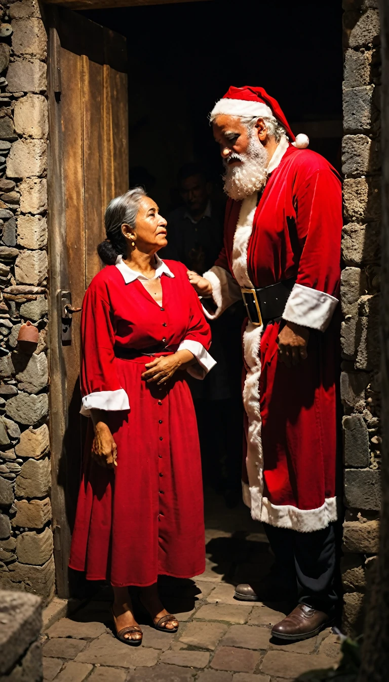 She was thoughtful about, After finishing her service, Santa Flor accompanied her to the exit, She was surprised because he was a polite man, and many who are from the countryside are not educated in how to deal with women, That made her think about how he had been raised differently.  