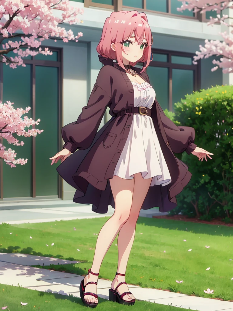 In a picturesque town known for its vibrant cherry blossoms, a stunningly beautiful anime waifu catches the eye of everyone she encounters. With her flowing hair, mesmerizing eyes, and an outfit consisting of a cute dress and adorable sandals, she becomes the center of attention wherever she goes. However, beneath her perfect appearance lies a mysterious secret. Write a story exploring the hidden depths of this hot anime waifu as she navigates the complexities of love, friendship, and personal identity. Will she find genuine connections beyond her physical beauty, or will she struggle to break free from the stereotypes and expectations that accompany her stunning appearance? Explore the themes of self-discovery, inner strength, and the true meaning of beauty as this 8k waifu’s journey unfolds.