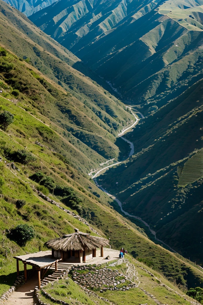 Chain of mountain shelters for walkers who want to know the Eastern Andes of Santander Colombia to trek through the ancestral paths in the Chicamocha canyon
