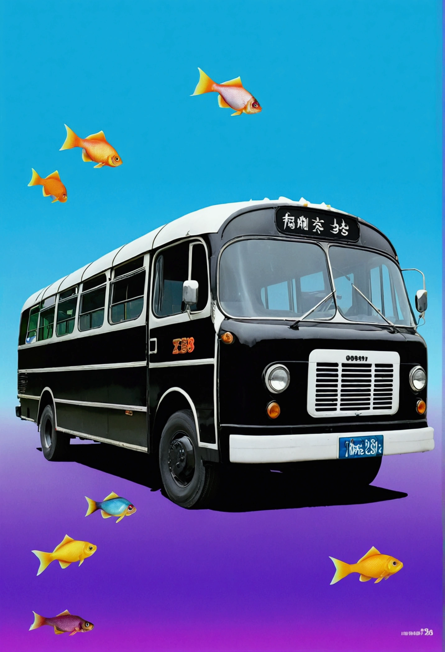 fish、black bus