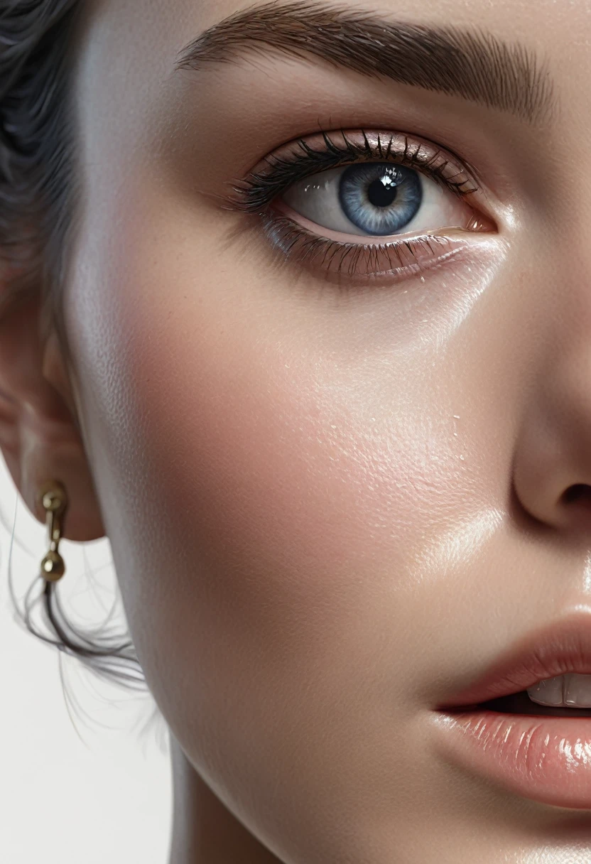 Hyper-realistic face detail