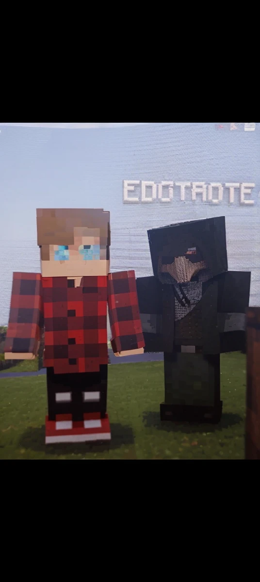 I want a Minecraft skin of a mix of a plague doctor and a man in a red plaid shirt 