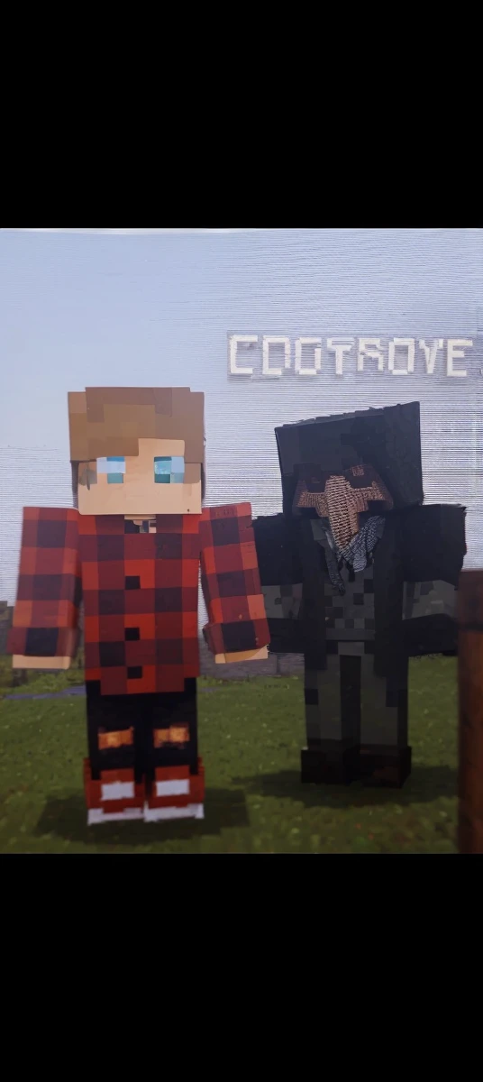 I want a Minecraft skin of a mix of a plague doctor and a man in a red plaid shirt 