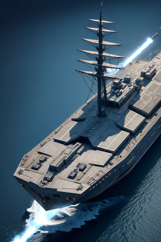 Star Wars-like ship, X wink
