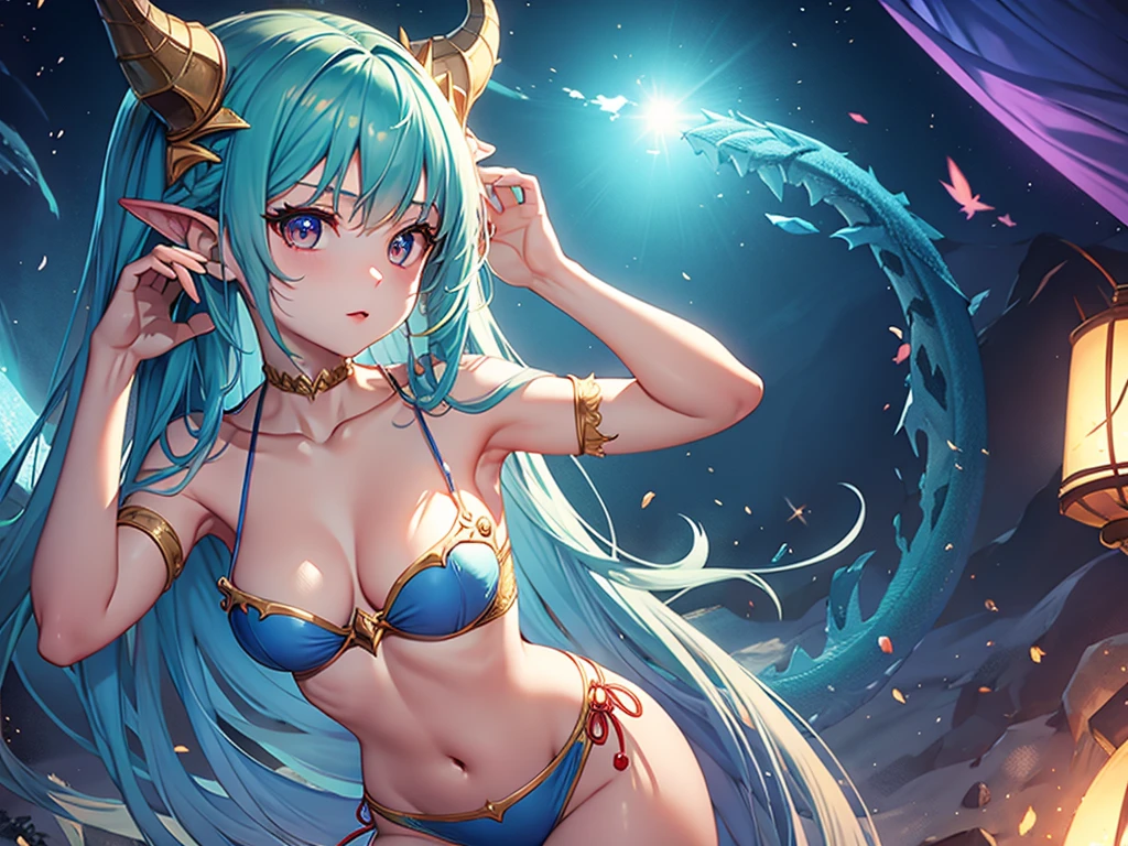 dragon princess, Emphasis on the collarbone