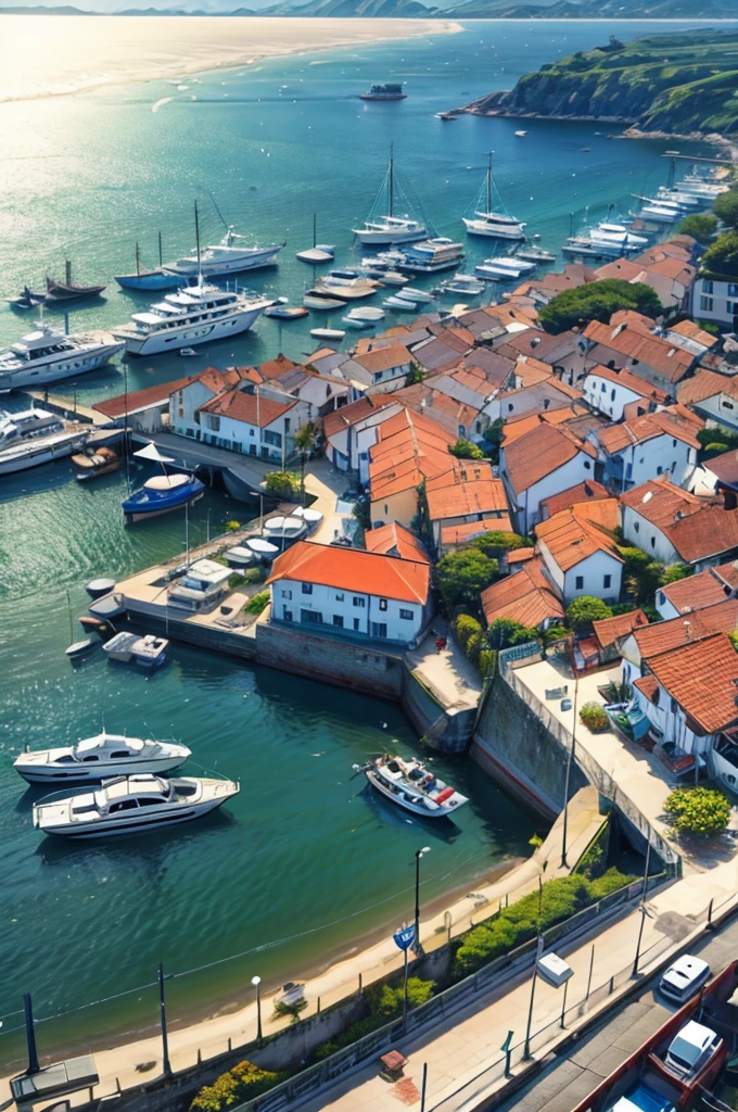 small port by the sea