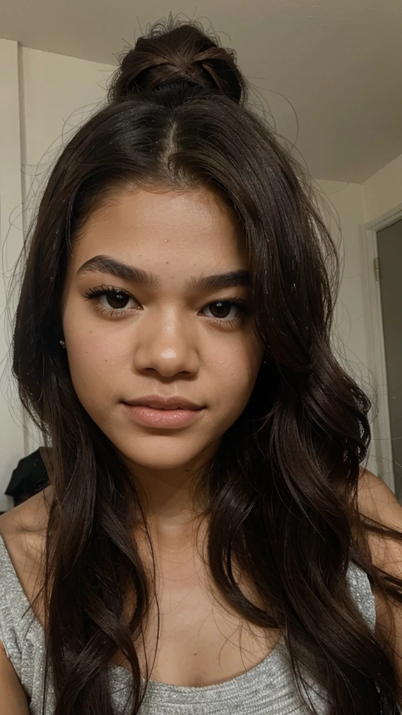 Face of a girl that looks like zendaya